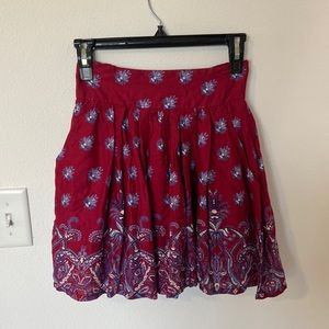 Patterned skirt